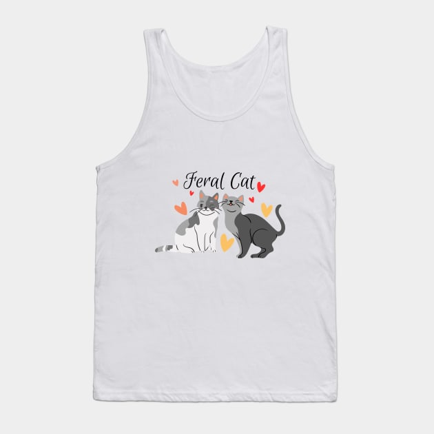 Feral cat Tank Top by ahlama87